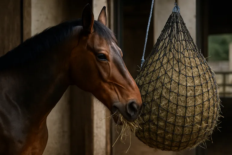 Een complete introductie tot hooinetten en slowfeeders voor paarden