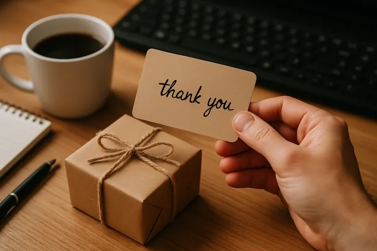 Kleine bedankjes voor dagelijkse waardering